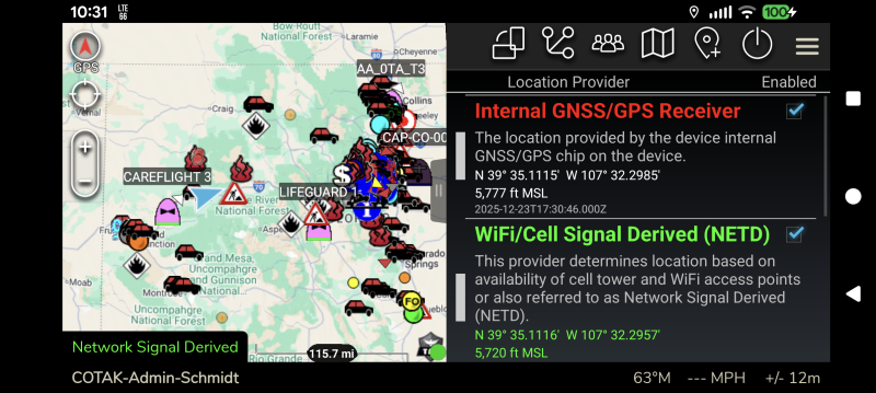 ATAK Indoor Location Enhancements